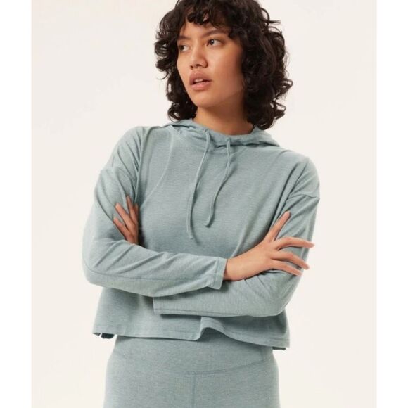 Girlfriend Collective Frost ReSet Lounge Hoodie & Legging Set Size XS - Picture 2 of 9